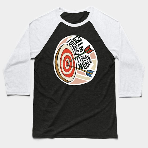 Archery Noble Baseball T-Shirt by TomCage